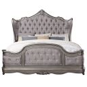 The appearance of Ariadne Queen Bed In Velvet And Antique Platinum designed by ACME in the transitional interior design. This antique platinum piece of furniture was selected by 1StopBedrooms from Ariadne Collection to add a touch of cosiness and style into your home. Sku: BD00602EKQ3;BD00603Q1;BD00603Q2. Bed Type: Panel Bed. Material: Wood. Bed Size: Queen.