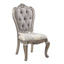 The appearance of Ariadne Side Chair Set of 2 In Velvet and Antique Platinum designed by ACME in the transitional interior design. This antique platinum piece of furniture was selected by 1StopBedrooms from Ariadne Collection to add a touch of cosiness and style into your home. Sku: DN02282. Material: Wood.