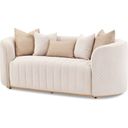 The appearance of Ariana Loveseat In Gold Beige designed by Michael Amini in the transitional interior design. This gold beige piece of furniture was selected by 1StopBedrooms from Ariana Collection to add a touch of cosiness and style into your home. Sku: LFR-ARNA825-BGE-806. Material: Wood.