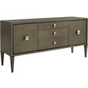 The appearance of Ariana Provence 3 Drawer Sideboard In Platinum designed by Lexington in the modern / contemporary interior design. This platinum piece of furniture  was selected by 1StopBedrooms from Ariana Collection to add a touch of cosiness and style into your home. Sku: 732-869. Material: Marble.