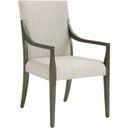 The appearance of Ariana Saverne Upholstered Arm Chair Set of 2 In Platinum designed by Lexington in the modern / contemporary interior design. This platinum piece of furniture  was selected by 1StopBedrooms from Ariana Collection to add a touch of cosiness and style into your home. Sku: 732-881-01. Material: Marble.