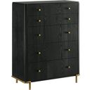 Arini 5-drawer Bedroom Chest Black