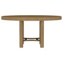 Arini 60-Inch Round Wood Dining Room Table In Sand Wash
