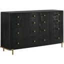 Arini 8-drawer Bedroom Dresser Black