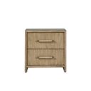 The appearance of Arlington 2-Drawer Nightstand In Nutmeg designed by American Woodcrafters in the transitional interior design. This nutmeg piece of furniture was selected by 1StopBedrooms from Arlington Collection to add a touch of cosiness and style into your home. Sku: 4300-420. Material: Hardwood.
