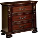 The appearance of Arthur Brown Cherry Nightstand designed by Furniture of America in the traditional interior design. This brown piece of furniture was selected by 1StopBedrooms from Arthur Collection to add a touch of cosiness and style into your home. Sku: CM7587N. Material: Wood.