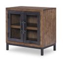 The appearance of Artisan's Place 2 Door Night Stand In Vintage Pine and Ironwood designed by Legacy Classic in the modern / contemporary interior design. This vintage pine and ironwood piece of furniture was selected by 1StopBedrooms from Artisan's Place Collection to add a touch of cosiness and style into your home. Sku: 3270-3102. Material: Pine Veneer.