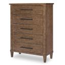 The appearance of Artisan's Place 5 Drawer Chest In Vintage Pine and Ironwood designed by Legacy Classic in the modern / contemporary interior design. This vintage pine and ironwood piece of furniture was selected by 1StopBedrooms from Artisan's Place Collection to add a touch of cosiness and style into your home. Sku: 3270-2200. Material: Pine Veneer.