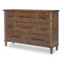 The appearance of Artisan's Place 8 Drawer Dresser In Vintage Pine and Ironwood designed by Legacy Classic in the modern / contemporary interior design. This vintage pine and ironwood piece of furniture was selected by 1StopBedrooms from Artisan's Place Collection to add a touch of cosiness and style into your home. Sku: 3270-1200. Material: Pine Veneer.