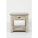 The appearance of Artisan'S Craft End Table In Washed Grey designed by Jofran in the transitional interior design. This washed grey piece of furniture was selected by 1StopBedrooms from Artisan'S Craft Collection to add a touch of cosiness and style into your home. Sku: 1743-3. Material: Acacia.