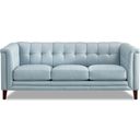 The appearance of Arvo Leather Sofa In Spa Blue designed by Hydeline in the modern / contemporary interior design. This spa blue piece of furniture  was selected by 1StopBedrooms from Arvo Collection to add a touch of cosiness and style into your home. Sku: 67268-30V02-LS2521. Material: Leather.