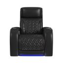 Ascend Power Recliner with LED In Black