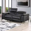 The appearance of Ascona Power Loveseat In Black designed by Furniture of America in the modern / contemporary interior design. This black piece of furniture was selected by 1StopBedrooms from Ascona Collection to add a touch of cosiness and style into your home. Sku: CM9927BK-LV-PM. Material: Leather.
