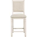 The appearance of Asher Beige And White Counter Height Chair Set Of 2 designed by Homelegance in the transitional interior design. This white and brown piece of furniture was selected by 1StopBedrooms from Asher Collection to add a touch of cosiness and style into your home. Sku: 5800WH-24. Material: Textured.