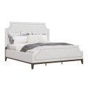 The appearance of Asher Park Queen Upholstered Bed In Brown designed by Pulaski in the traditional interior design. This brown piece of furniture was selected by 1StopBedrooms from Asher Park Collection to add a touch of cosiness and style into your home. Sku: P393170;P393171;P393172. Bed Size: Queen. Material: Wood Veneer. Bed Type: Upholstered Bed.