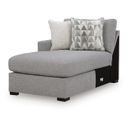 Ashford Isle Left-Arm Facing Corner Chaise In Pewter