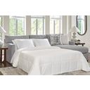 Ashford Isle Left-Arm Facing Full Sofa Sleeper In Pewter
