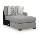 Ashford Isle Right-Arm Facing Corner Chaise In Pewter
