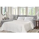 Ashford Isle Right-Arm Facing Full Sofa Sleeper In Pewter