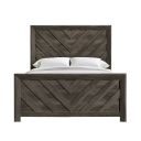 Ashford Queen Panel Bed In Mocha Grey