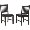 The appearance of Ashford Side Chair designed by ECI in the modern / contemporary interior design. This walnut and black piece of furniture was selected by 1StopBedrooms from Ashford Collection to add a touch of cosiness and style into your home. Sku: 1859-23-S. Material: Wood.