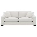 The appearance of Ashlyn Fabric Upholstered Track Arm Sofa In Sand designed by Coaster in the transitional interior design. This sand piece of furniture was selected by 1StopBedrooms from Ashlyn Collection to add a touch of cosiness and style into your home. Sku: 552091. Material: Foam.