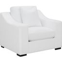 Ashlyn Upholstered Sloped Arms Chair White