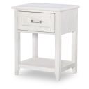 The appearance of Ashton 1 Drawer Nightstand In Bleached Linen designed by Legacy Classic in the transitional interior design. This bleached linen piece of furniture was selected by 1StopBedrooms from Ashton Collection to add a touch of cosiness and style into your home. Sku: 3860-3101. Material: Oak Veneer.