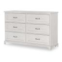 The appearance of Ashton 6 Drawer Dresser In Bleached Linen designed by Legacy Classic in the transitional interior design. This bleached linen piece of furniture was selected by 1StopBedrooms from Ashton Collection to add a touch of cosiness and style into your home. Sku: 3860-1200. Material: Oak Veneer.
