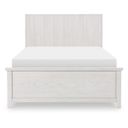 Ashton Complete Full Bookcase Bed In Bleached Linen