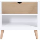 Asker Night Stands In Brown and White