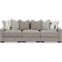 The appearance of Aslan Court 3-Piece Sofa Sectional In Pebble designed by Signature Design by Ashley in the modern / contemporary interior design. This pebble piece of furniture was selected by 1StopBedrooms from Aslan Court Collection to add a touch of cosiness and style into your home. Sku: 2030546;2030564;2030565. Material: Polyester.