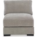 The appearance of Aslan Court Armless Chair In Pebble designed by Signature Design by Ashley in the modern / contemporary interior design. This pebble piece of furniture  was selected by 1StopBedrooms from Aslan Court Collection to add a touch of cosiness and style into your home. Sku: 2030546. Material: Fabric.
