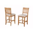 The appearance of Aspen Pub Chairs Set of 2 In Antique Natural designed by Alpine in the modern / contemporary interior design. This antique natural piece of furniture was selected by 1StopBedrooms from Aspen Collection to add a touch of cosiness and style into your home. Sku: 8812-04. Material: Acacia.