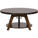 The appearance of Aspen Skies Motion Cocktail Table designed by Liberty in the traditional interior design. This dark brown piece of furniture was selected by 1StopBedrooms from Aspen Skies Collection to add a touch of cosiness and style into your home. Sku: 316-OT1011. Material: Wood.