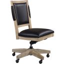 The appearance of Aspenhome Harper Point Office Chair In Graphite Ihp 366 designed by Aspenhome in the modern / contemporary interior design. This graphite piece of furniture was selected by 1StopBedrooms from Harper Point Collection to add a touch of cosiness and style into your home. Sku: IHP-366-KHA. Material: Metal.