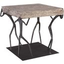 The appearance of Atlas Side Table In Gray And Black designed by Phillips Collection in the modern / contemporary interior design. This gray and black piece of furniture was selected by 1StopBedrooms from Atlas Collection to add a touch of cosiness and style into your home. Sku: TH100837. Material: Wood.