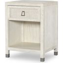 The appearance of Atlas Single Drawer Nightstand In Off White designed by Century Furniture in the transitional interior design. This off white piece of furniture was selected by 1StopBedrooms from Curate Collection to add a touch of cosiness and style into your home. Sku: CT6004-CN. Material: Wood.