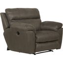The appearance of Atlas Wall Hugger Recliner In Charcoal designed by Catnapper in the traditional interior design. This charcoal piece of furniture was selected by 1StopBedrooms from Atlas Collection to add a touch of cosiness and style into your home. Sku: 10004115318125318. Material: Fabric.