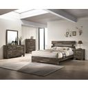 Atticus King Platform Bed In Gray