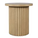 The appearance of Auden 24 Inch Round Fluted Pedestal Base End Table In Natural designed by Jofran in the modern / contemporary interior design. This natural piece of furniture was selected by 1StopBedrooms from Auden Collection to add a touch of cosiness and style into your home. Sku: 2420-3BNAT;2420-3TNAT. Material: MDF.