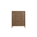 The appearance of Aurora 5 Drawer Chest In Latte designed by Bernell in the transitional interior design. This latte piece of furniture was selected by 1StopBedrooms from Aurora Collection to add a touch of cosiness and style into your home. Sku: 3098-150. Material: Hardwood.