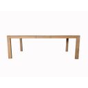 Aurora Leg Dining Table with Leaf In Latte