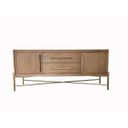 Aurora Metal Base Sideboard In Latte