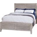 Aurora Queen Panel Bed with Footboard In Whitewash