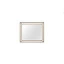 The appearance of Aurora Wood and Metal Mirror In Latte designed by Bernell in the transitional interior design. This latte piece of furniture was selected by 1StopBedrooms from Aurora Collection to add a touch of cosiness and style into your home. Sku: 3098-140. Material: Hardwood.