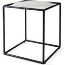The appearance of Austen Round White Marble Top With Black Metal Frame Side Table designed by Mercana in the modern / contemporary interior design. This white and black piece of furniture was selected by 1StopBedrooms from Austen Collection to add a touch of cosiness and style into your home. Sku: 69214. Material: Metal.