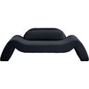 The appearance of Austin Corduroy Fabric Loveseat In Black designed by Meridian in the modern / contemporary interior design. This black piece of furniture  was selected by 1StopBedrooms from Austin Collection to add a touch of cosiness and style into your home. Sku: 44009Black-L. Material: Microsuede.