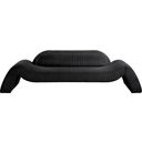 The appearance of Austin Corduroy Fabric Sofa In Black designed by Meridian in the modern / contemporary interior design. This black piece of furniture  was selected by 1StopBedrooms from Austin Collection to add a touch of cosiness and style into your home. Sku: 44009Black-S. Material: Microsuede.