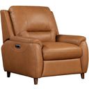 The appearance of Austin Power Recliner with Power Headrest In Caramel Cream designed by Parker House in the transitional interior design. This cream piece of furniture was selected by 1StopBedrooms from Austin Collection to add a touch of cosiness and style into your home. Sku: MAUS#812PH-CMCR. Material: Top Grain Leather.